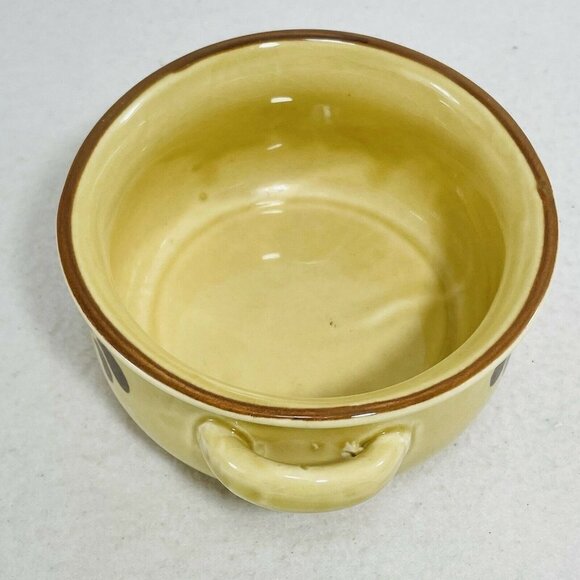 Vintage Nce 1986 Bowl Soup Crock Pot Stew Rice Curry Double Handle Heart Serving - Picture 6 of 8